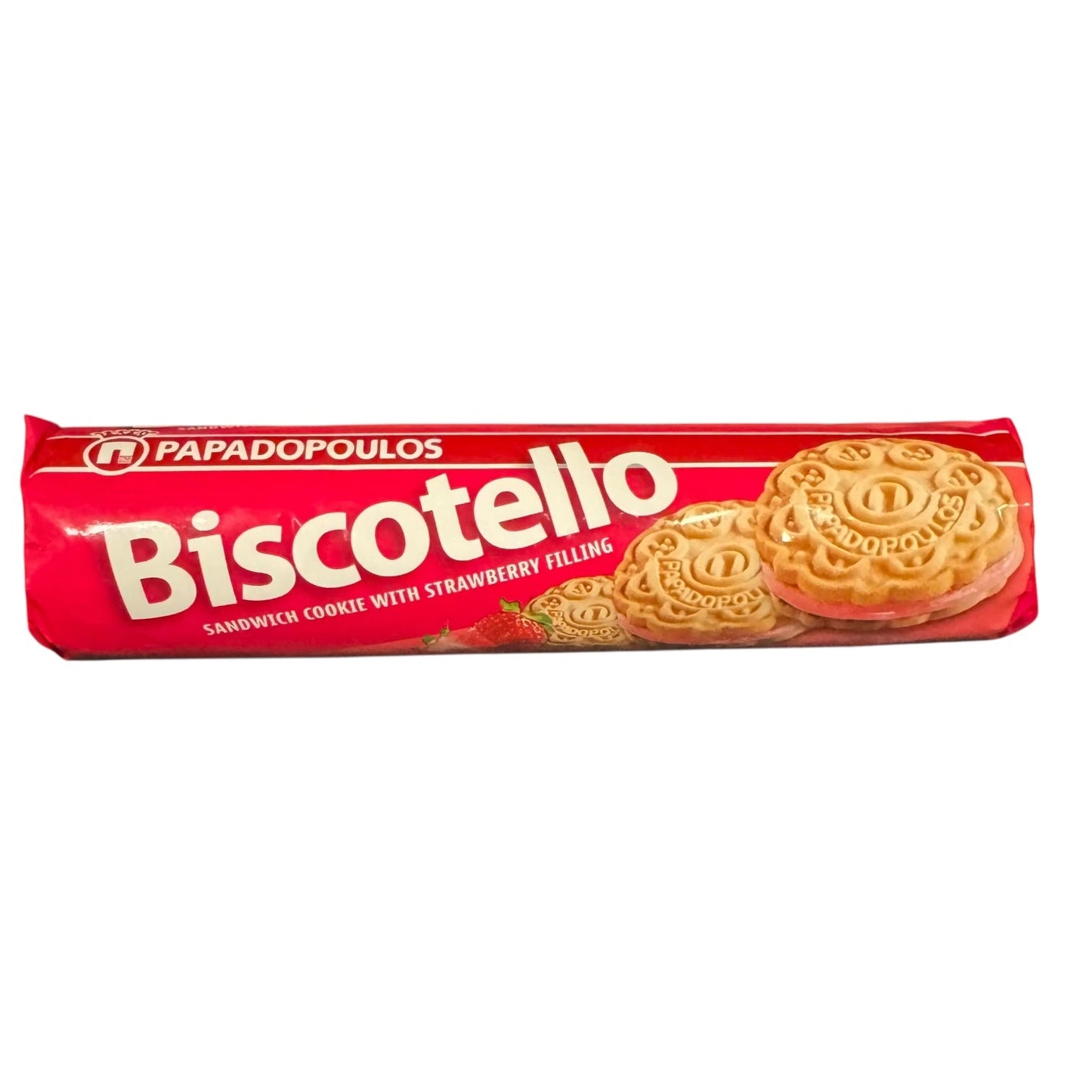 Biscotello Sandwich Cookies Strawberry 200g (GREECE)