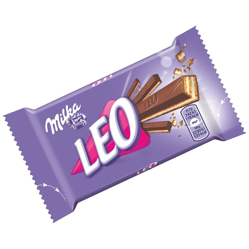 Milka Leo Milk Chocolate Wafer 33.3g (BELGIUM)