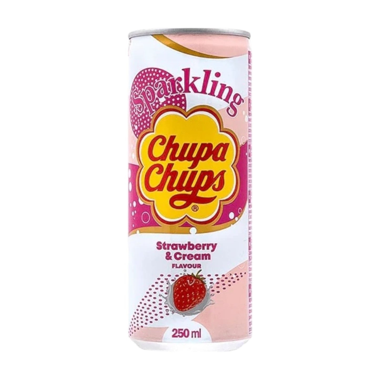 Chupa Chups Sparkling Strawberry Cream 250mL (KOREA)