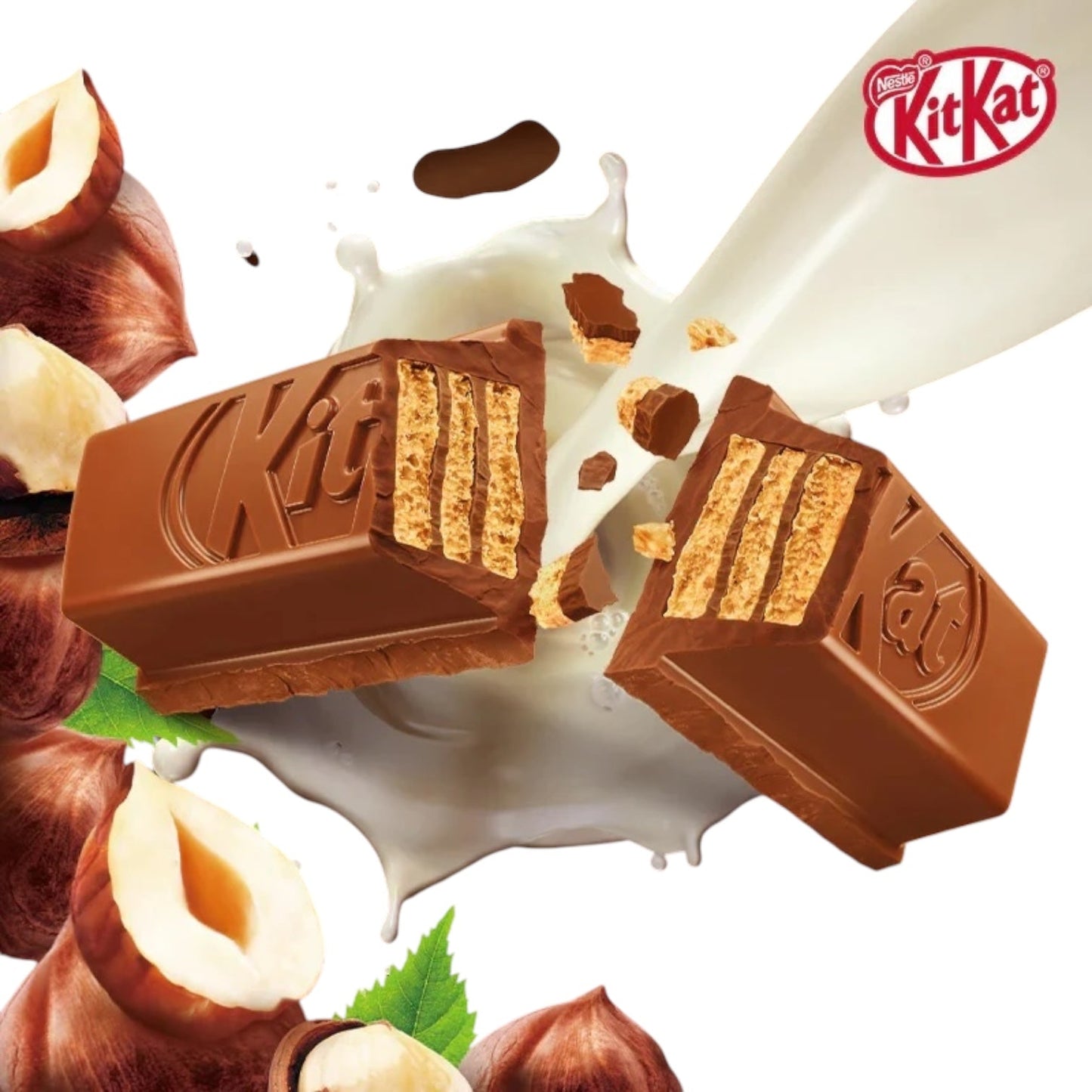 Kit Kat Milk Chocolate Hazelnut Wafer 120g (CHINA)