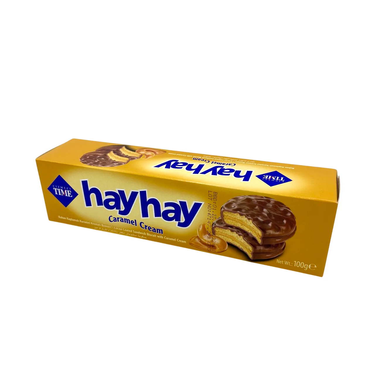 HayHay Cocoa Biscuit with Caramel Cream 100g (TURKEY)
