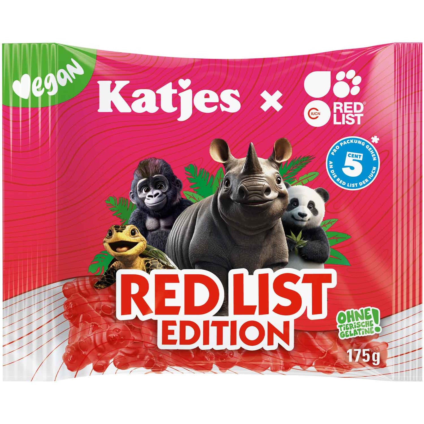 Katjes Red List Edition 175g (GERMANY)
