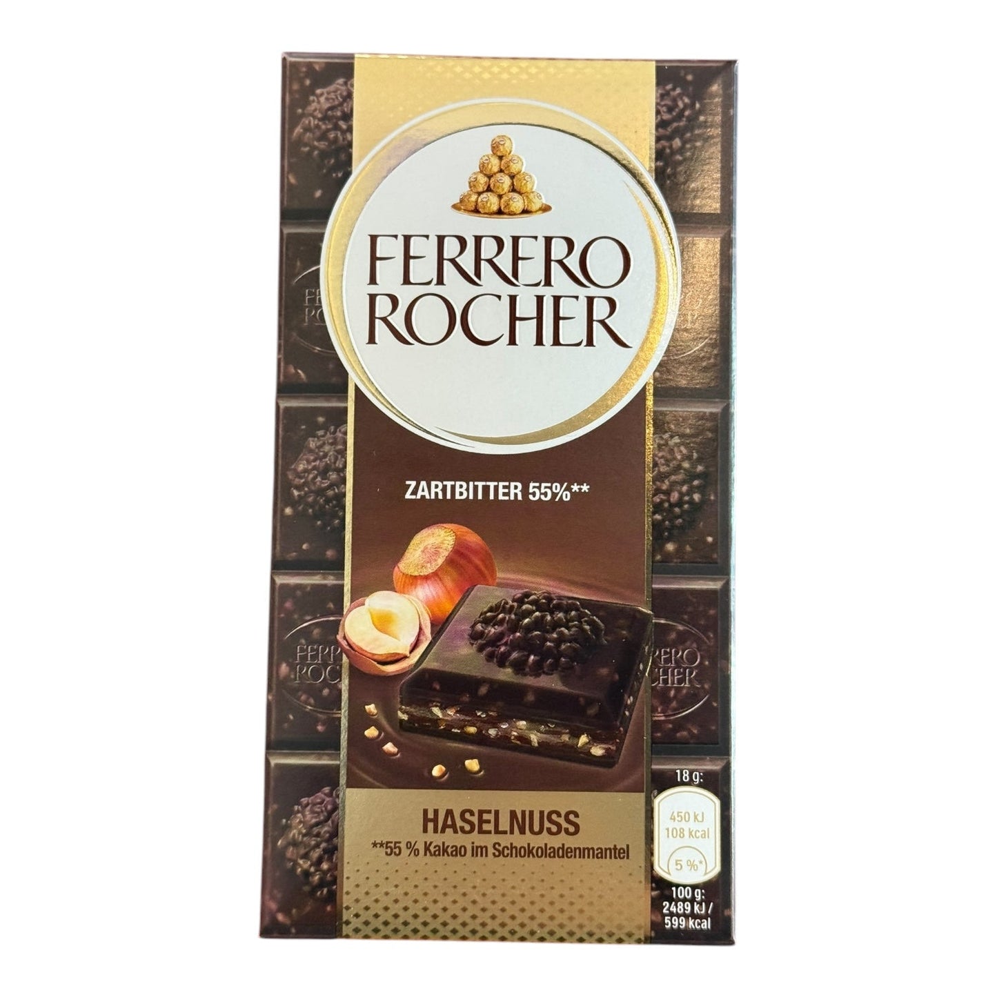 Ferrero Rocher Dark Chocolate Hazelnut 90g (GERMANY)