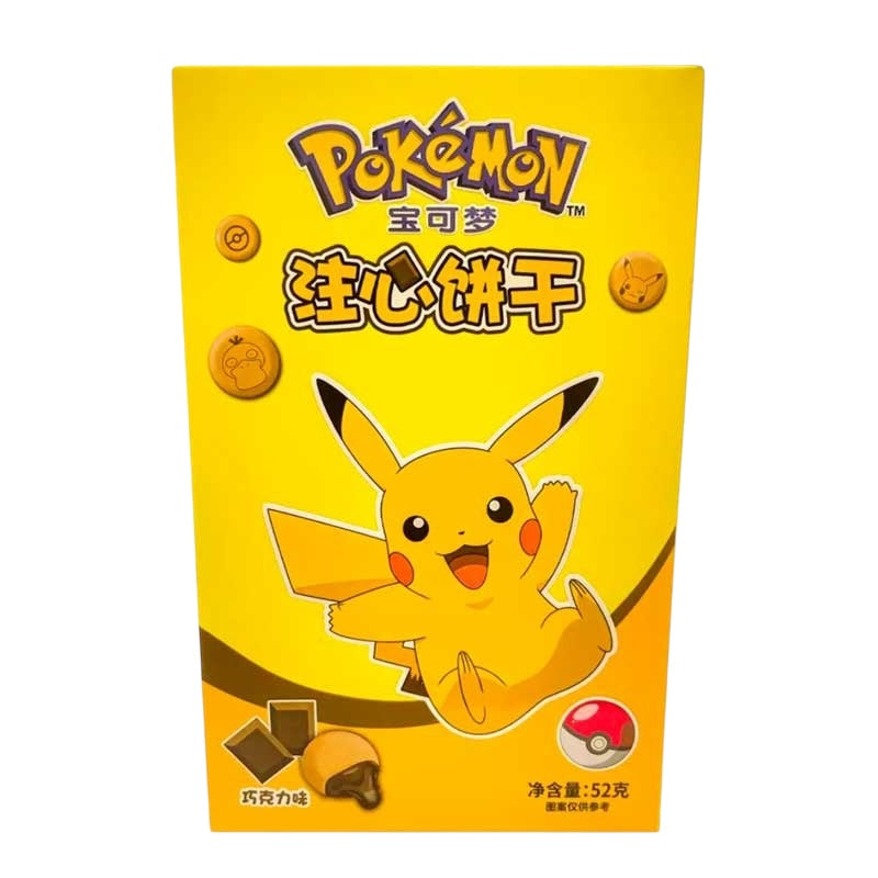 Pokemon Chocolate Flavored Cookies 52g (CHINA)
