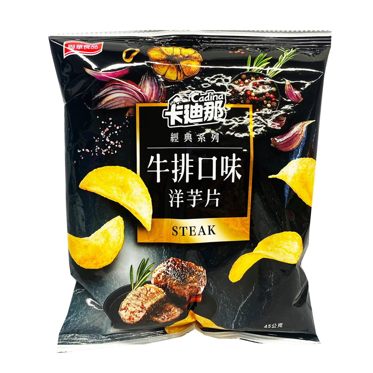 L.H. Cadina Chips Beef Steak 33g (TAIWAN)