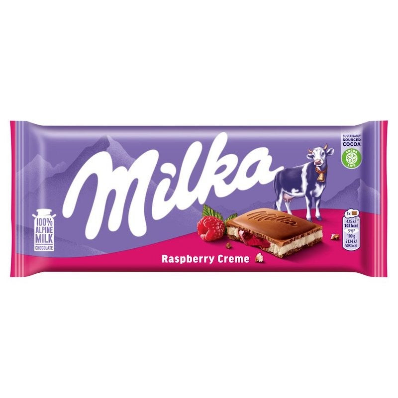 Milka Raspberry Cream 100g (POLAND)