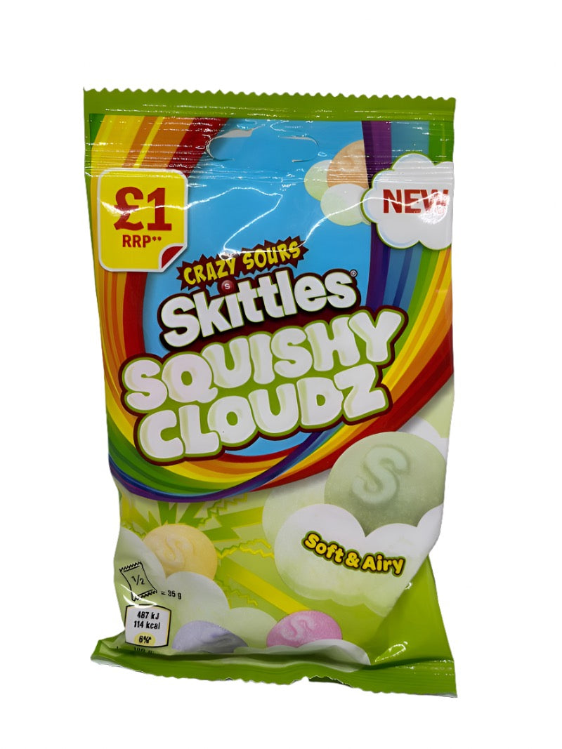 Skittles Cloudz Sour 94g (UK)