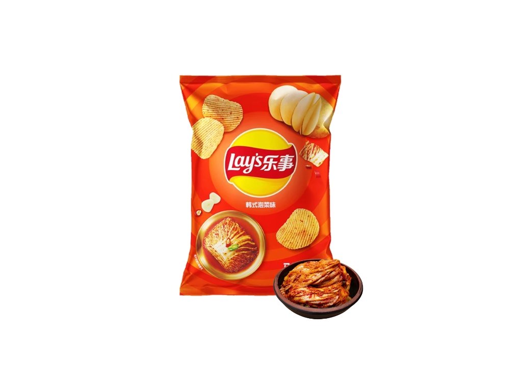 Lay's Chips Wavy Korean Kimchi 70g (CHINA)