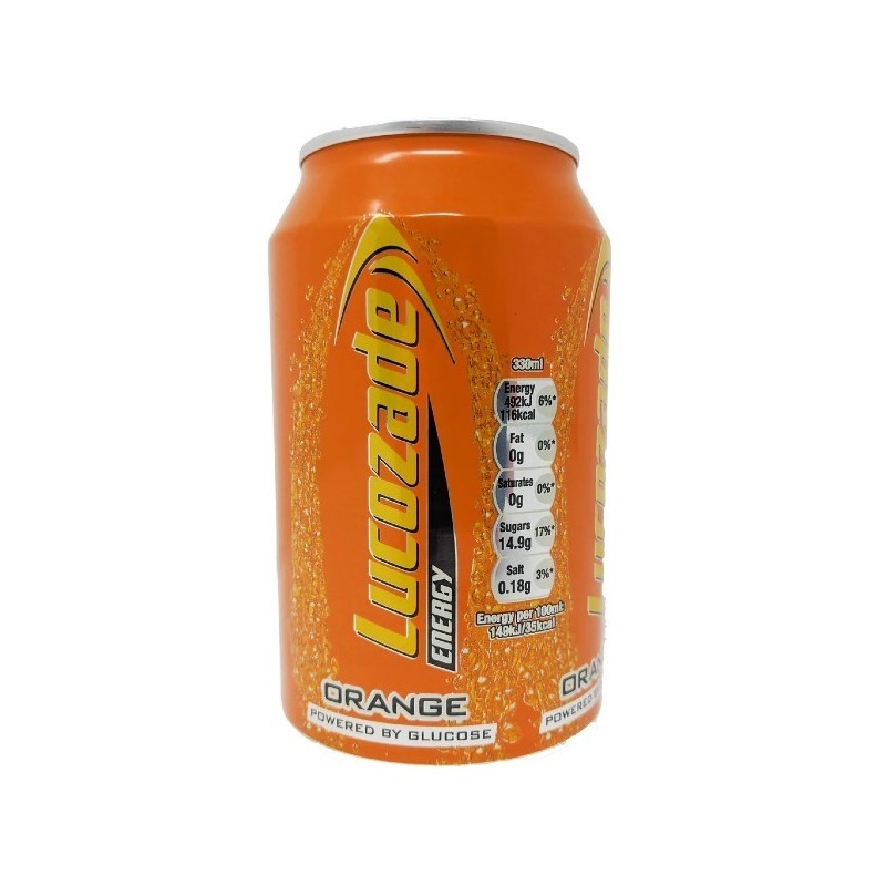 Lucozade Orange Energy Drink 330mL (IRELAND)