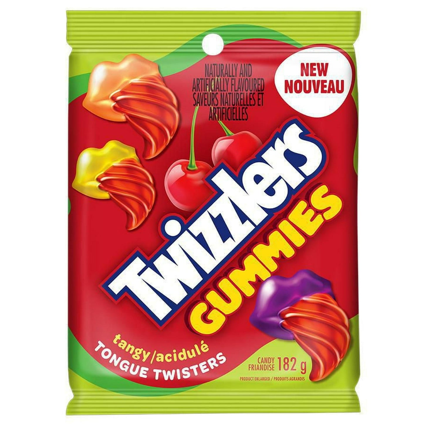 Twizzlers Gummies Tongue Twisters 182g (CANADA)
