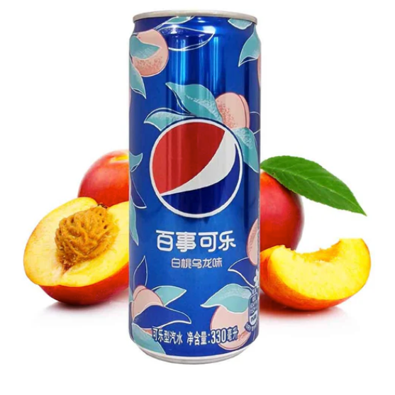 Pepsi - White Peach Oolong 330mL (CHINA)