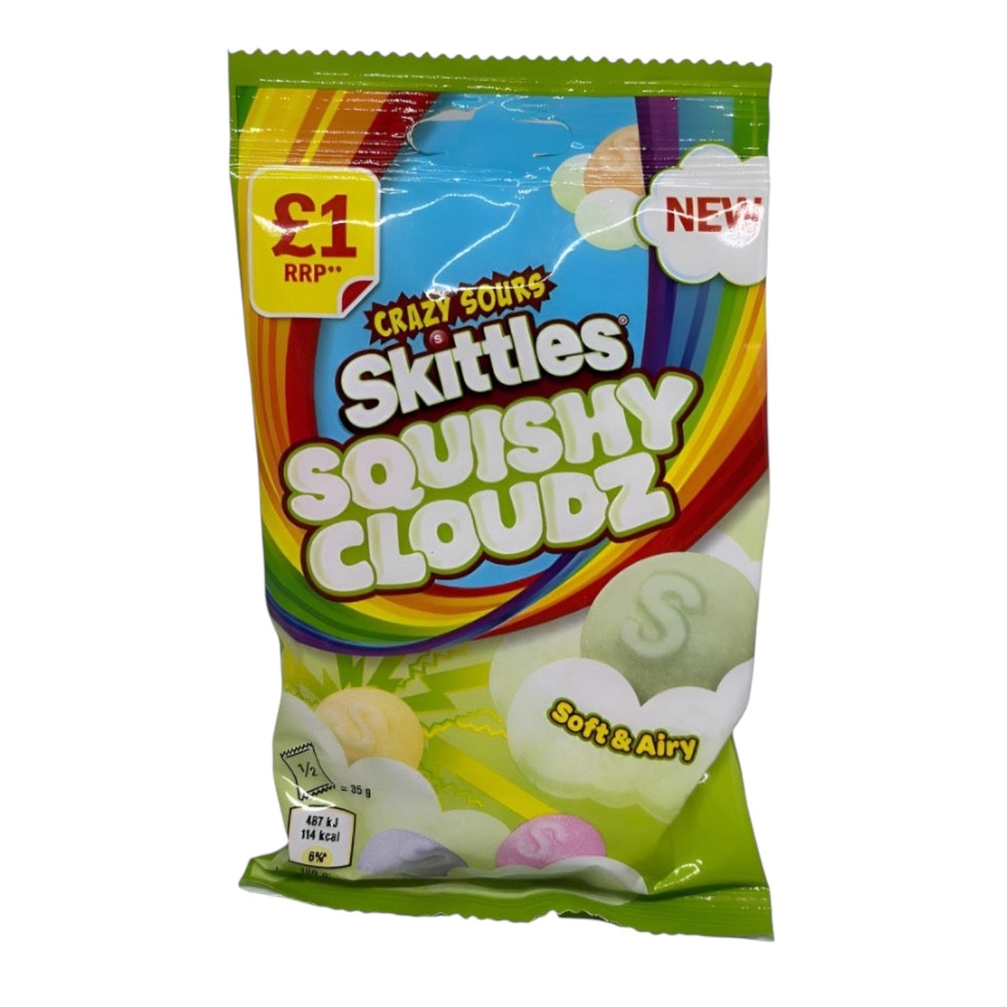 Skittles Cloudz Sour 94g (UK)