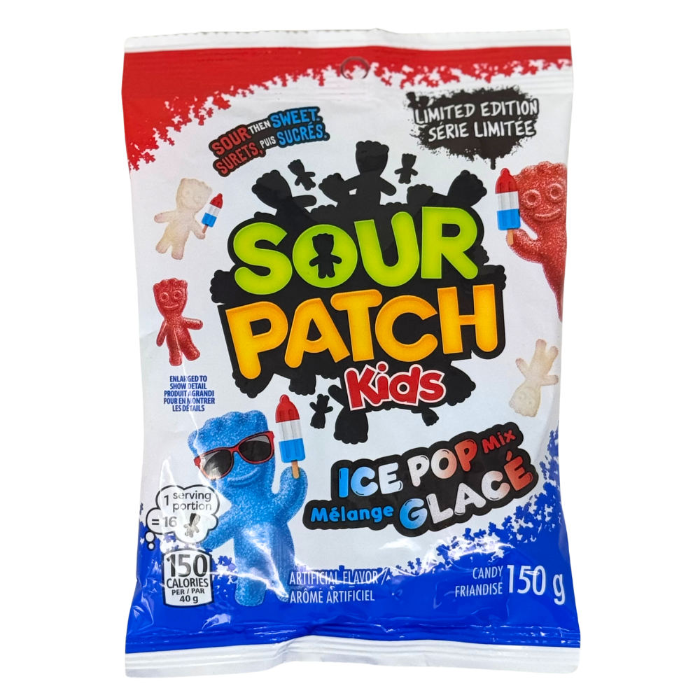 Maynards Sour Patch Kids Ice Pop Mix 150g (CANADA)