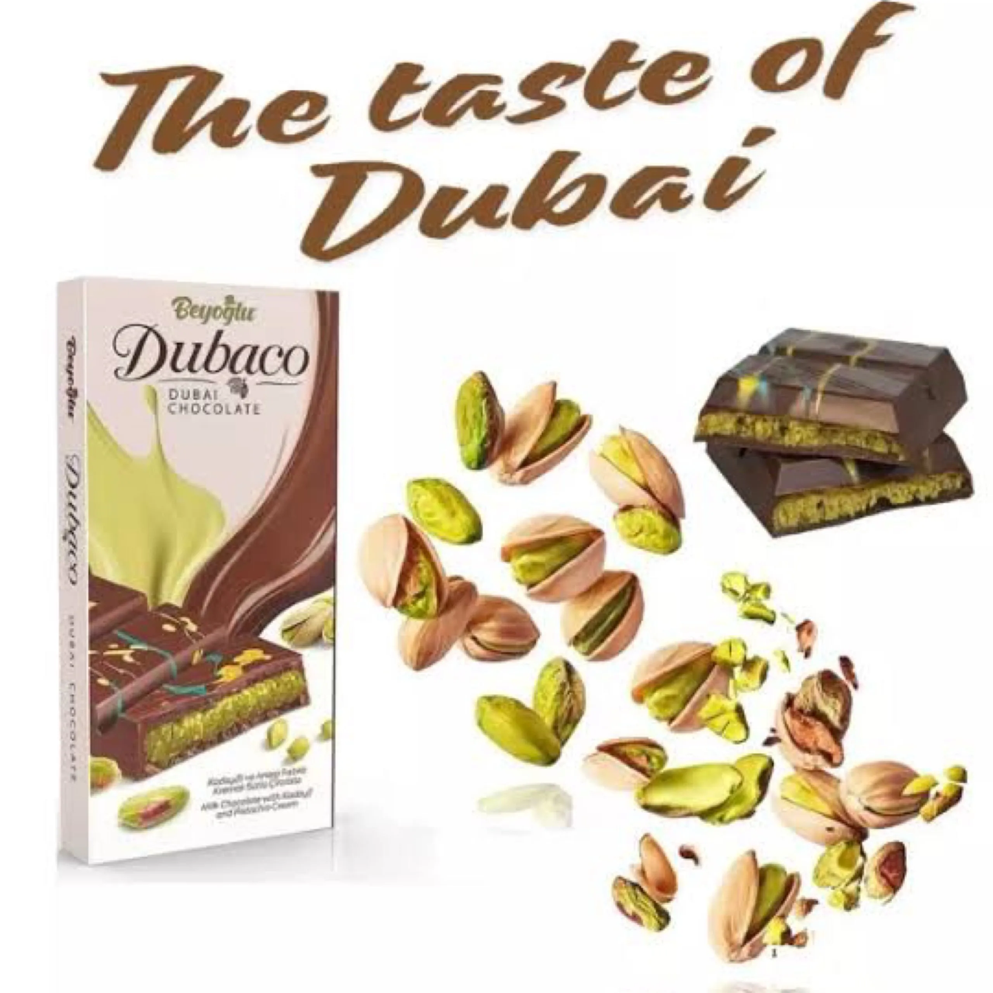 Dubaco Dubai Chocolate 200g (TURKEY)