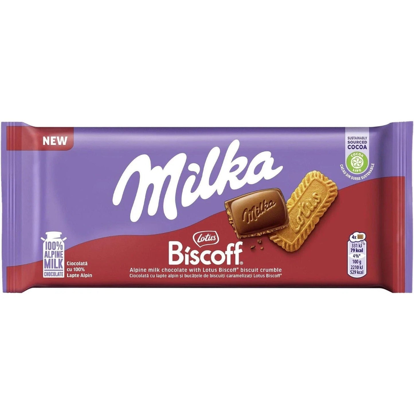 Milka Lotus Biscoff 90g (GERMANY)