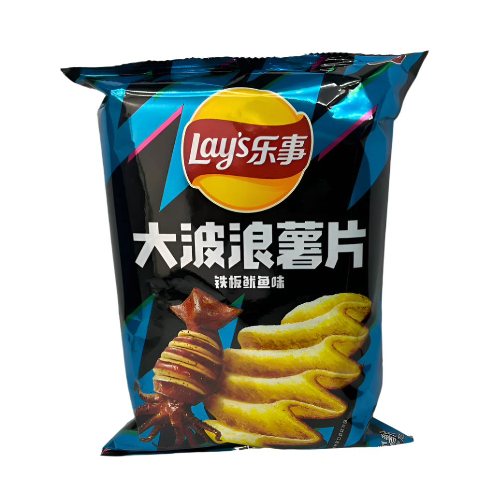 Lay's Big Wave Sizzling Squid 70g (China)