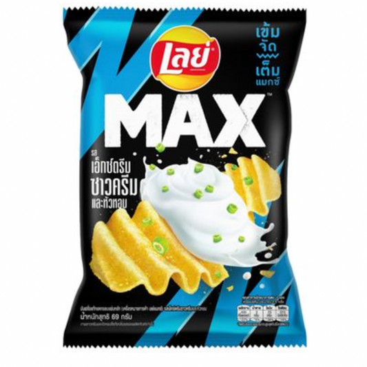 Lay's Chips MAX Sour Cream & Onion 73g (THAILAND)
