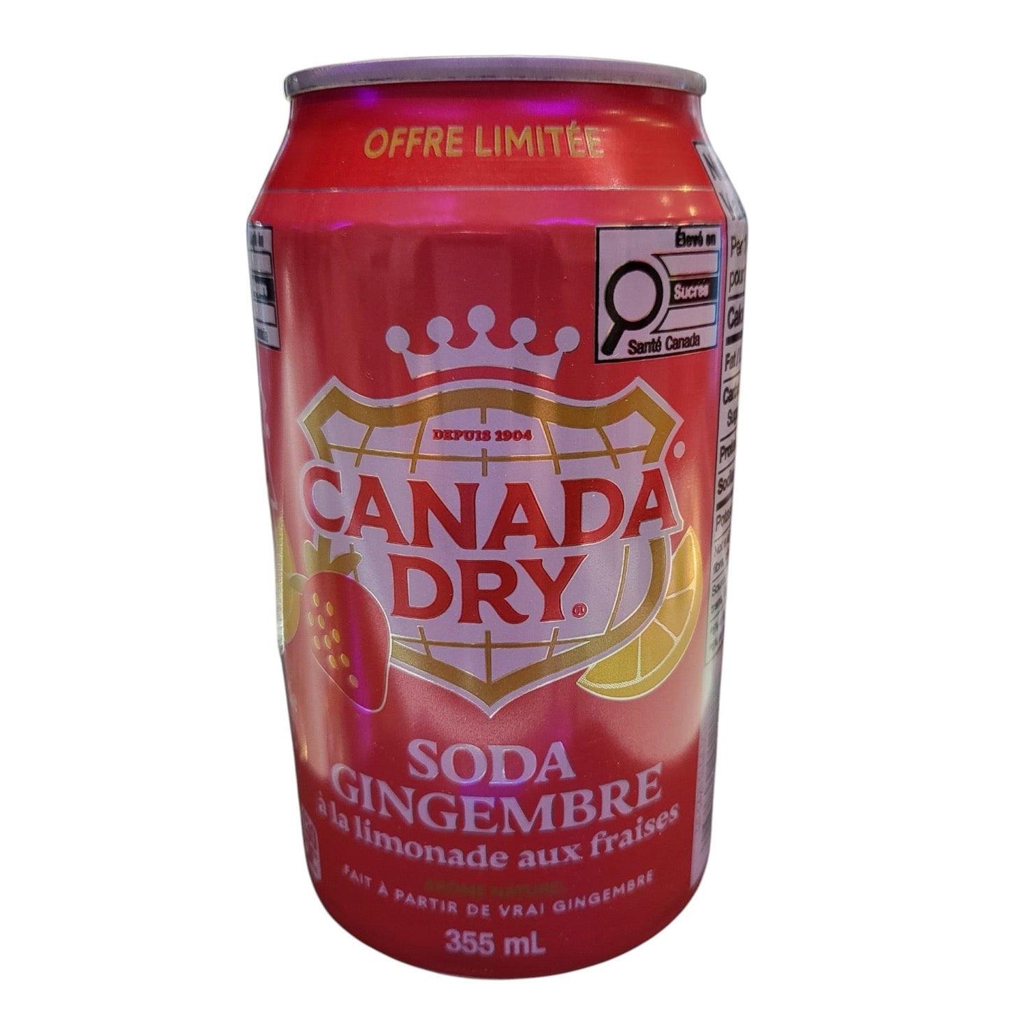Canada Dry Strawberry Lemonade 355mL (CANADA)