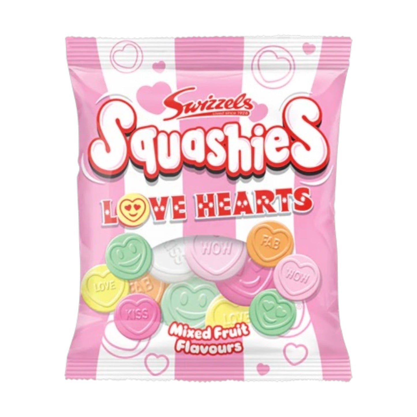 Swizzels Drumstick Squashies Love Hearts 140g (UK)
