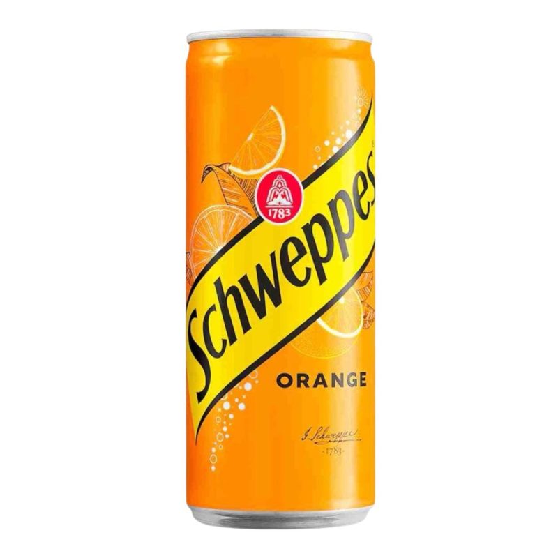Schweppes Orange Soda 330mL (POLAND)