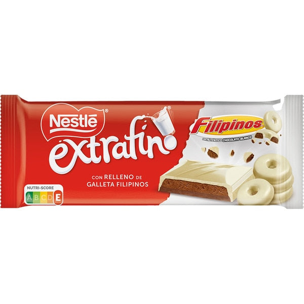 Nestle Extrafino Milk Chocolate with Filipinos 84g (SPAIN)