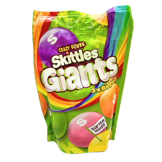 Skittles Giants 3x Crazy Sours 132g (UK)