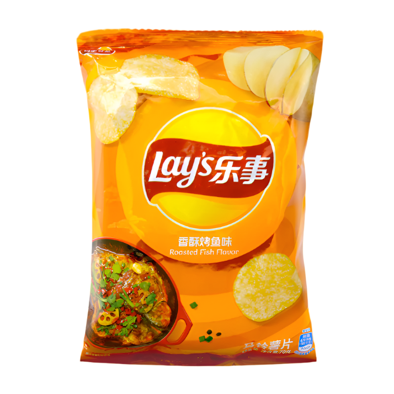 Lay's Roasted Fish Flavor 70g (CHINA)