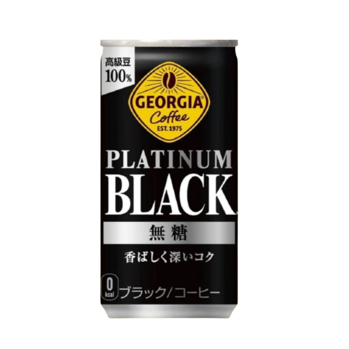 Coca Cola Georgia Platinum Black Coffee 185mL (JAPAN)