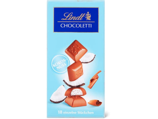 Lindt Chocoletti Coconut 100g (SWITZERLAND)