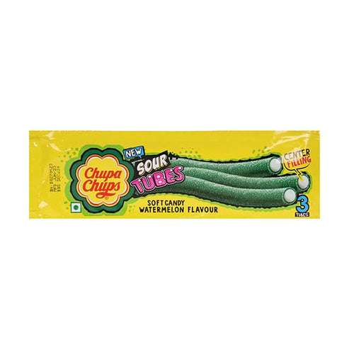 Chupa Chups Long Sour Tubes Watermelon 25g (INDIA)