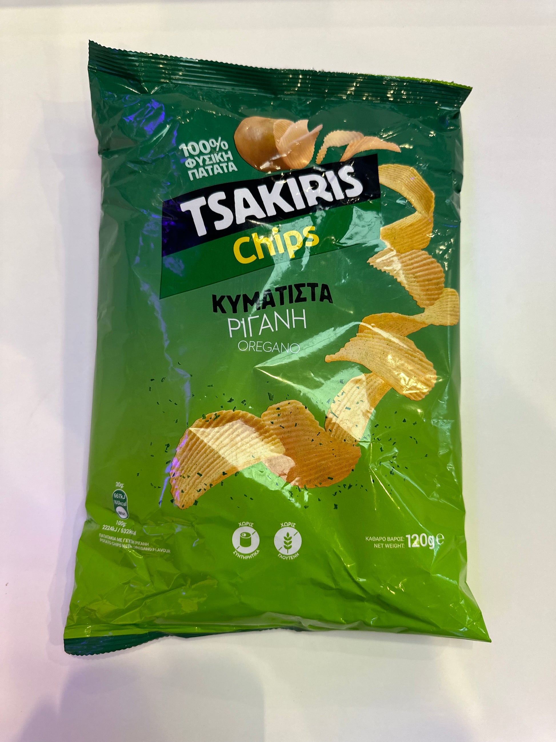 Tsakiris Chips Oregano 120g (GREECE)