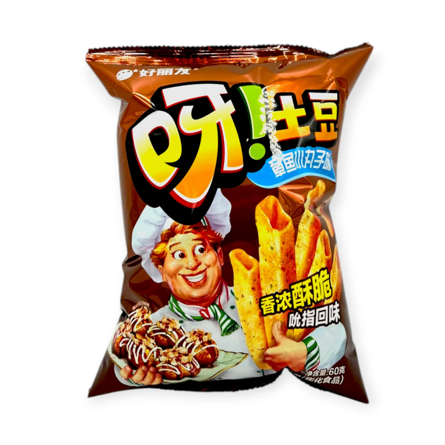 Orion Ya Potato Sticks Octopus Balls Flavor 60g (CHINA)