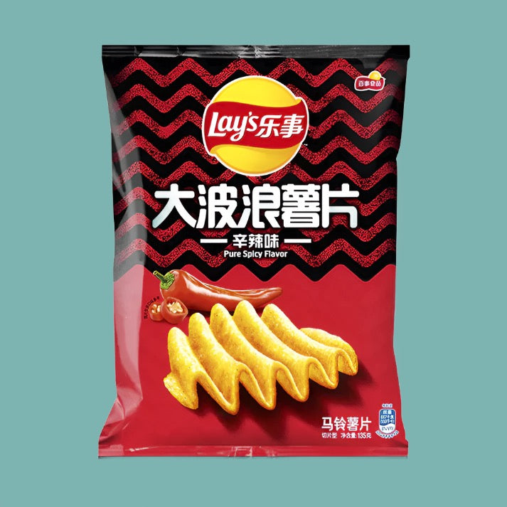 Lay's Wavy Spicy 70g (CHINA)