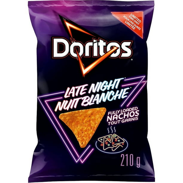 Doritos Chips Late Night Nachos 210g BIG BAG (CANADA)