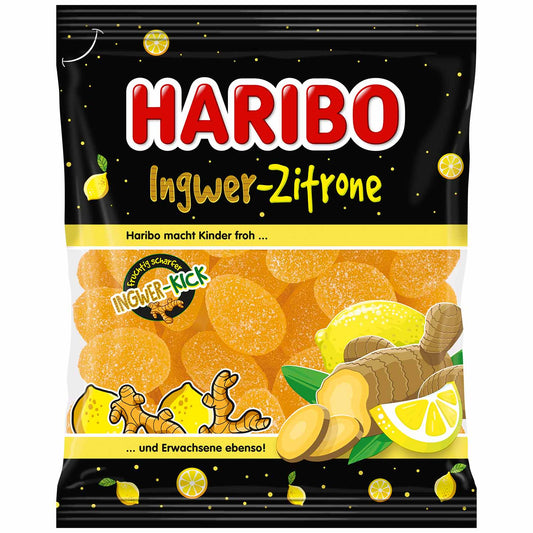 Haribo Candy Ginger-Lemon 160g (GERMANY)