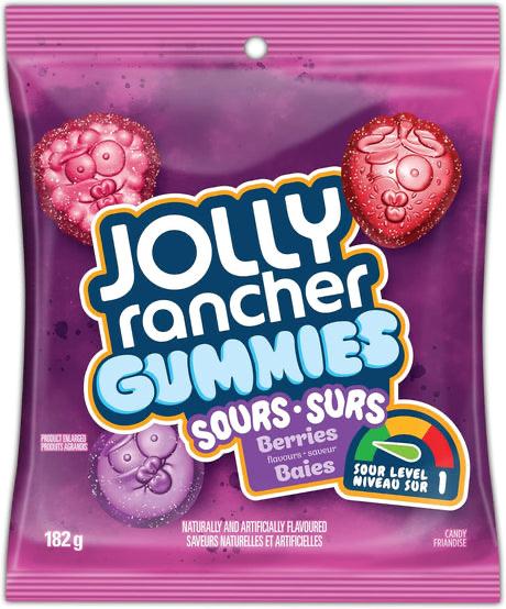 Jolly Rancher Gummies Sours Berries 182g (CANADA)