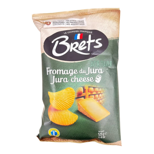Brets Chips Jura Cheese 125g (FRANCE)