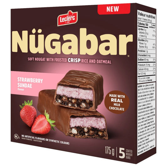 Nugabar Strawberry Sundae 175g (CANADA)