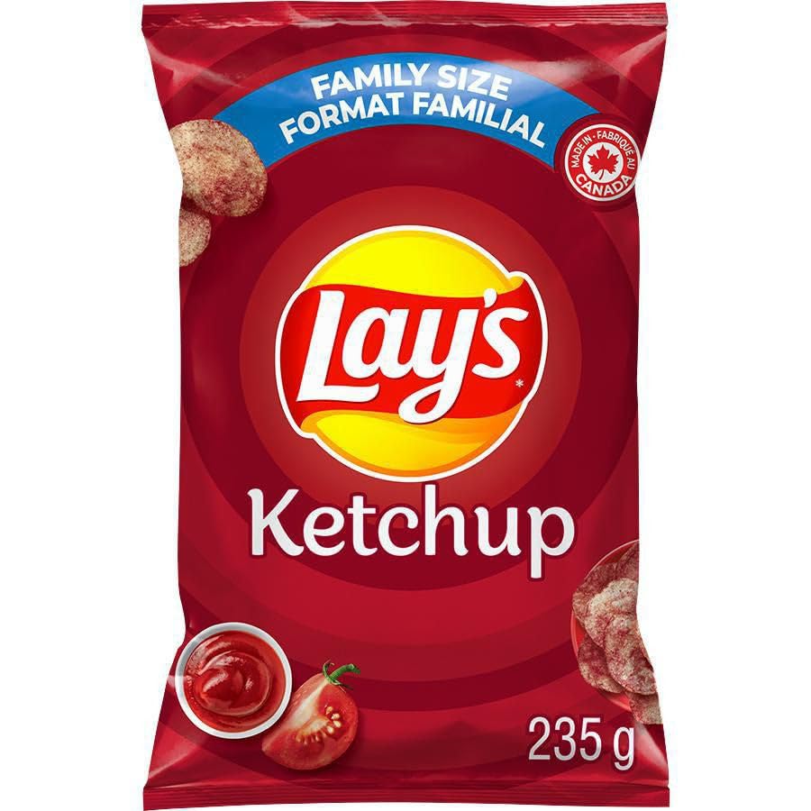 Lay's Chips Ketchup 235g (Canada)