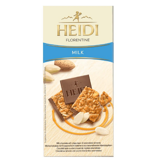 Heidi Florentine Milk w/ Caramelized Almonds 100g (SWITZERLAND)