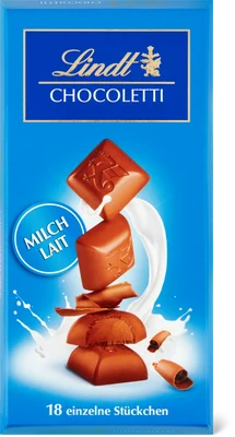 Lindt Chocoletti Milk Chocolate 100g (SWITZERLAND)