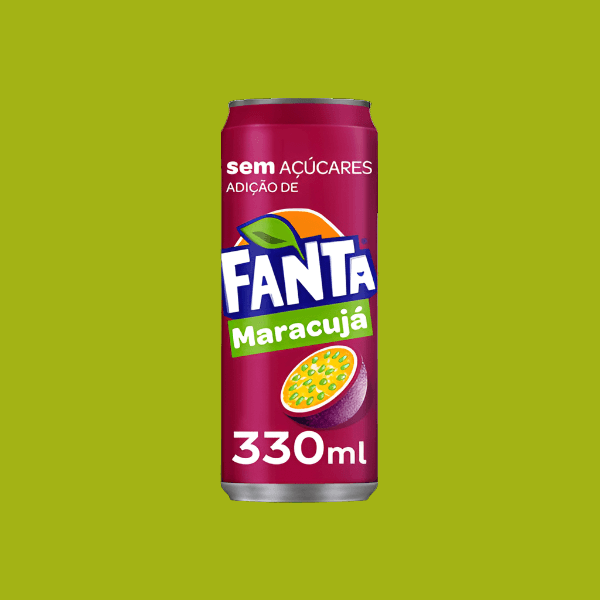 Fanta - Maracuja Zero Acuares Adicionados 330ml (Portugal)