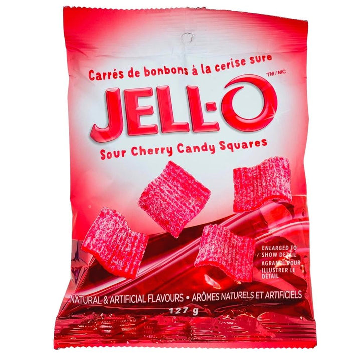 Jell-O Sour Cherry Candy 127g (CANADA)