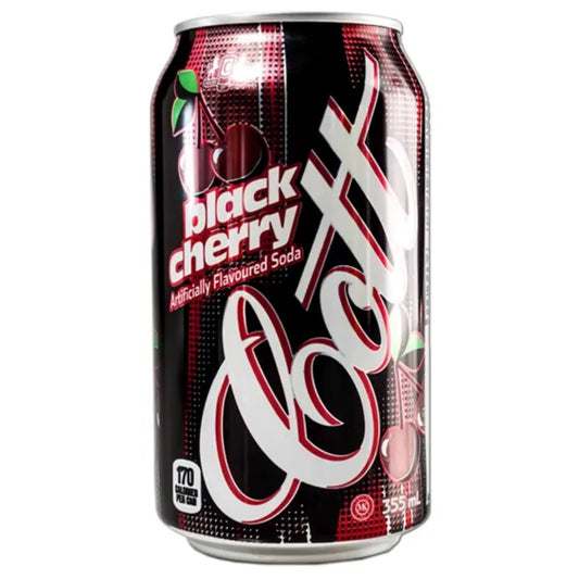 Cott Black Cherry Soda 355mL (CANADA)