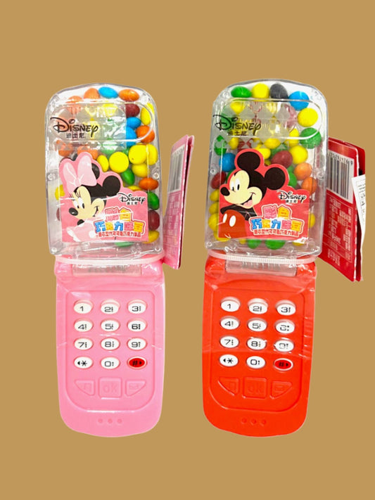 BinQi Disney Chocolate Beans Toy Phone w/ Sound Effects 15g (CHINA)