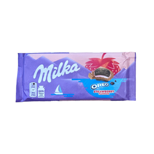 Milka Oreo Strawberry Sandwich 92g (ROMANIA)