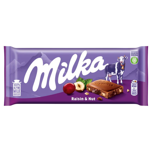 Milka Raisins & Nuts 100g (GERMANY)