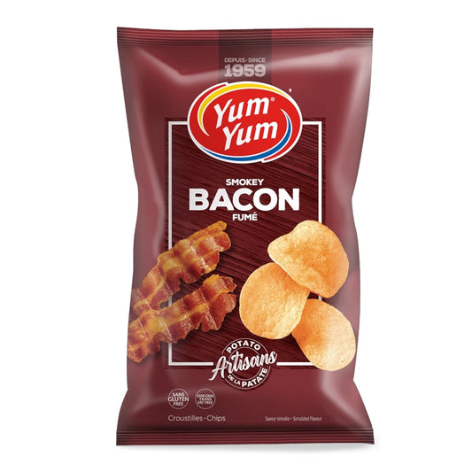 Yum Yum Chips Bacon 60g (CANADA)