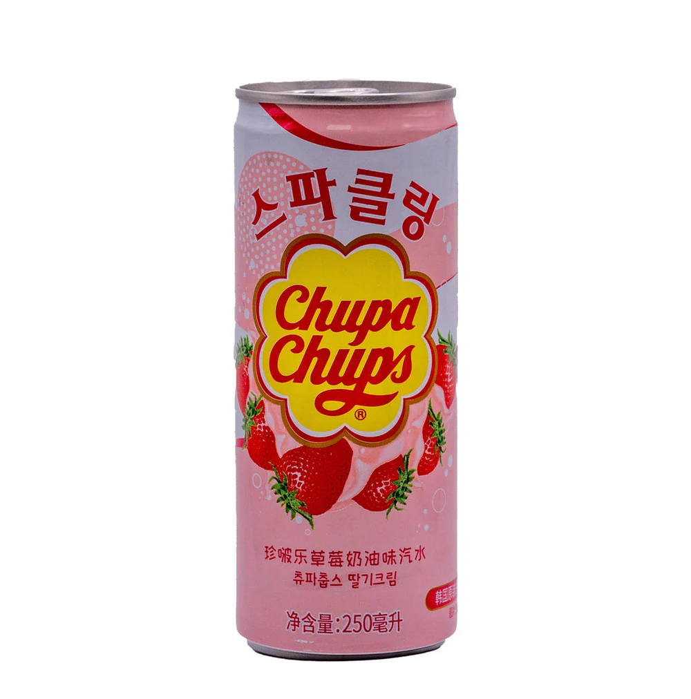 Chupa Chups Strawberry Creme 250mL (KOREA)