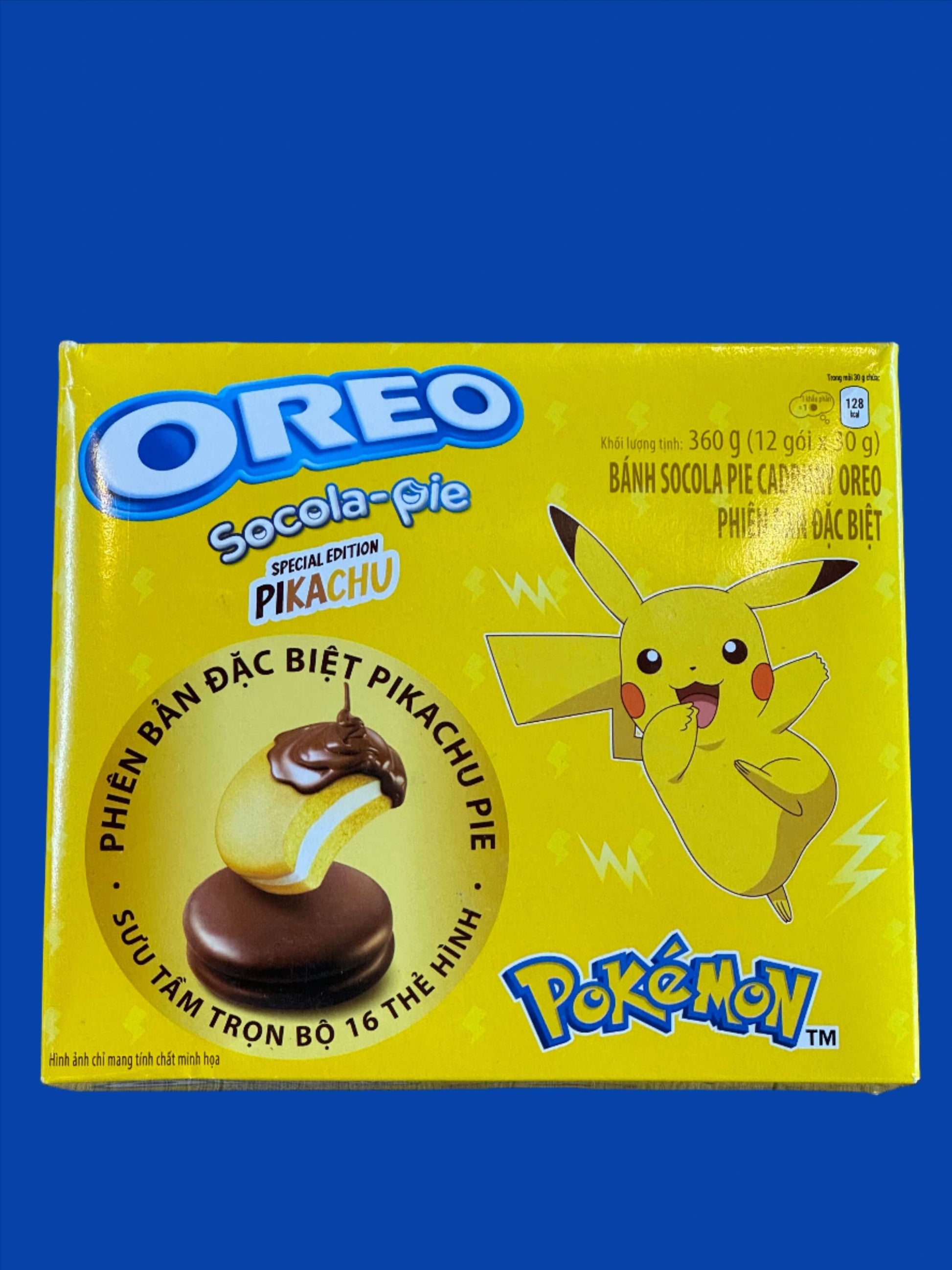 Oreo Socola Pie Original Pikachu Edition (Photocards inside) 360g (Vietnam)